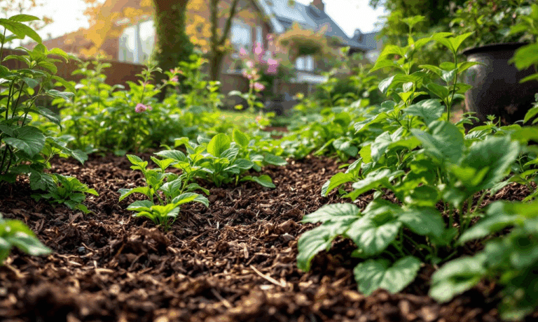 Gratis mulch uit je eigen tuin beschermt je planten de hele winter